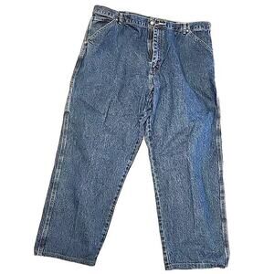 Wrangler Vintage Relaxed fit straight leg Carpenter Jeans Blue W40/ L30